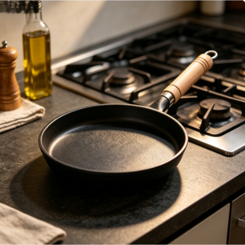 Mini Pancake Griddle - Poêle en fonte non revêtue de
