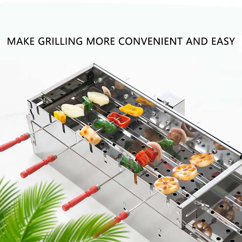 Hot Dog Press - Brochettes de gril commerciales en acier