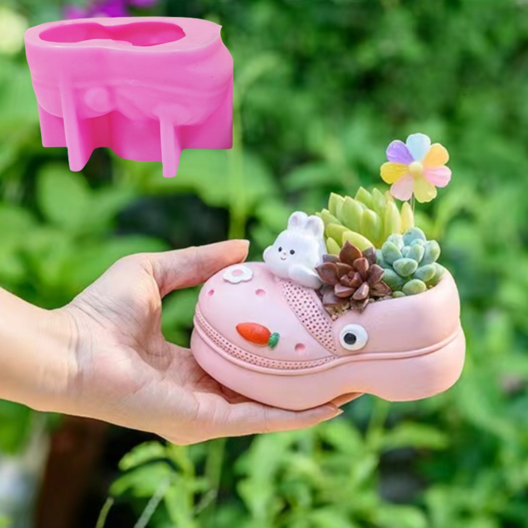 Potsticker Mold - Pot de fleur de pantoufles d'animaux