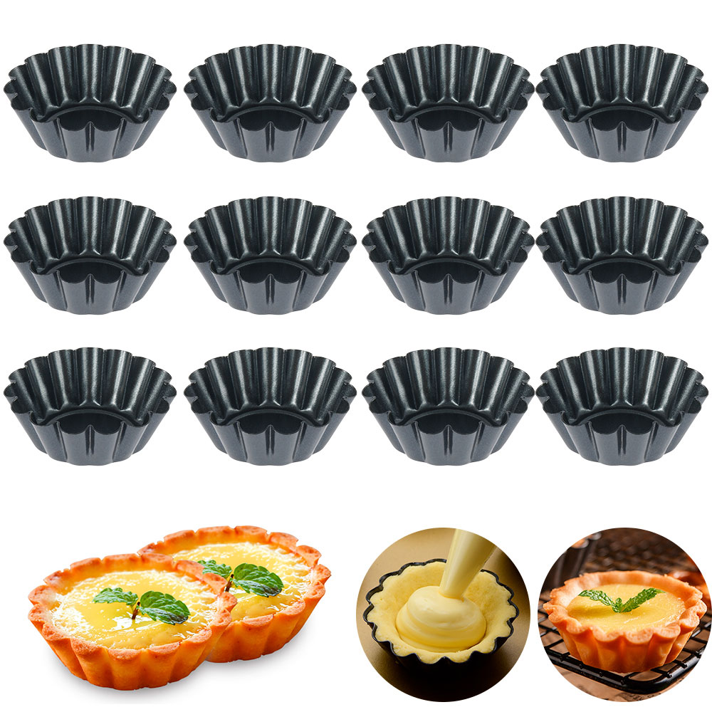 Egg Waffle Pan - Moule à tarte Quiche Flan, gâteau