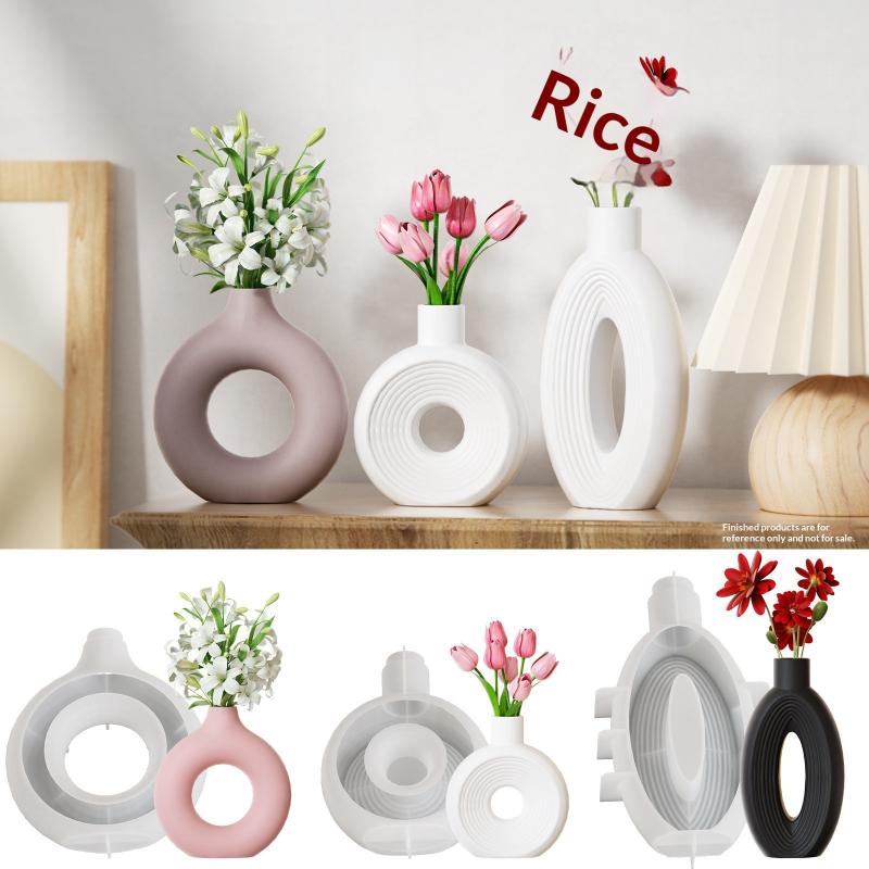 Donut Mold Silicone - Moule en silicone pour vase en