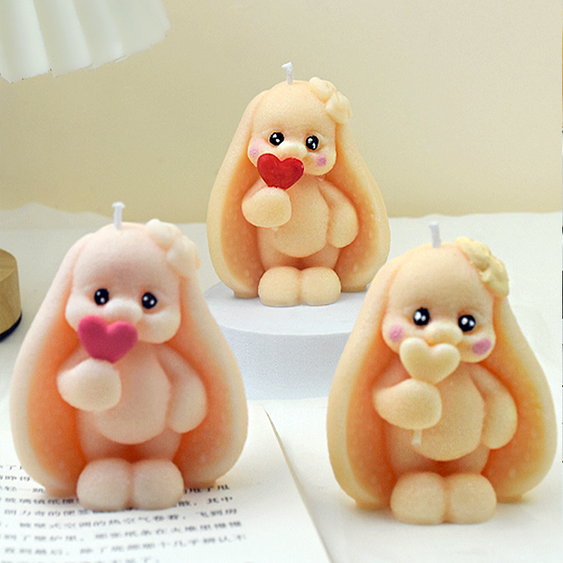 Bunny Cake Mold - Moules 3D en Silicone lapin à