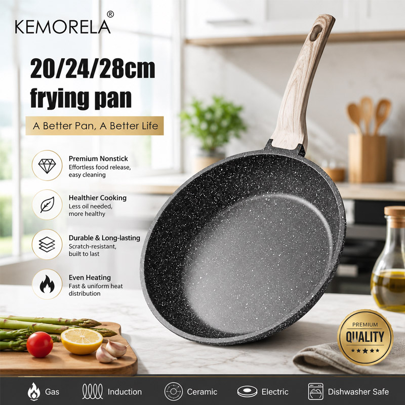Mini Pancake Griddle - Poêle à frire antiadhésive 20/24/28 cm,