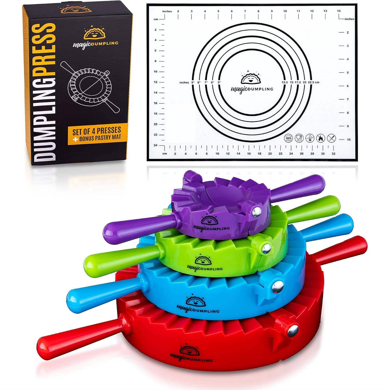 Momo Mold Press - Kit de fabrication de raviolis, lot