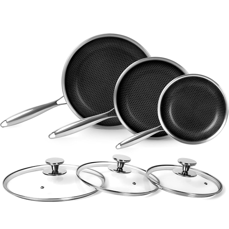 Egg Waffle Pan - Poêle à frire en acier inoxydable