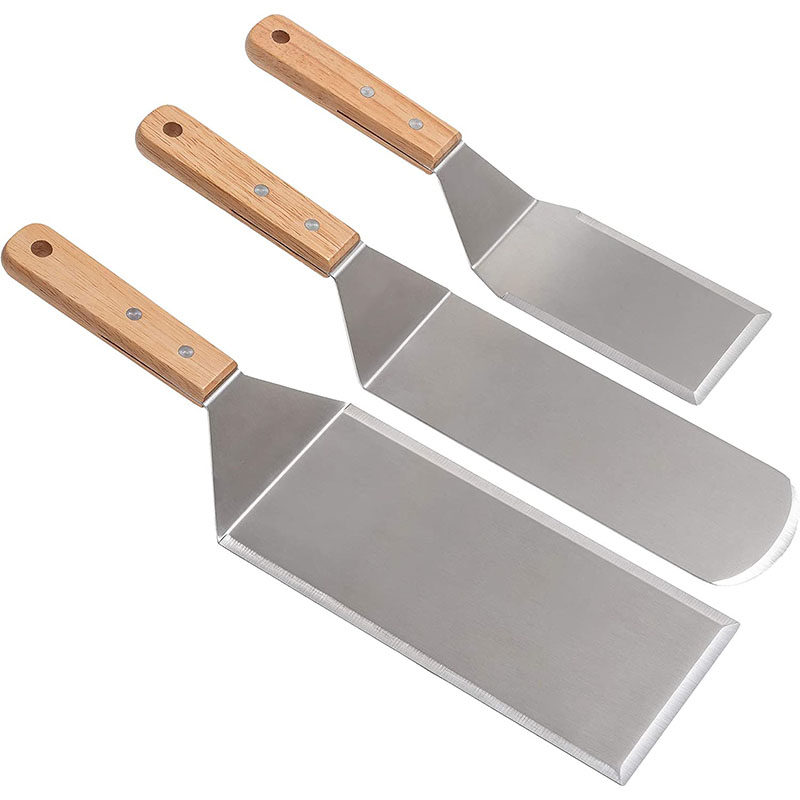 Okonomiyaki Spatula - Ensemble de spatules professionnelles, tourneur de