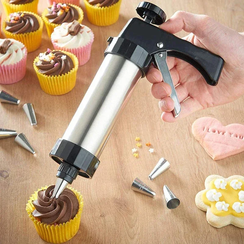 Churros Maker Gun - Kit de pistolet à biscuits en