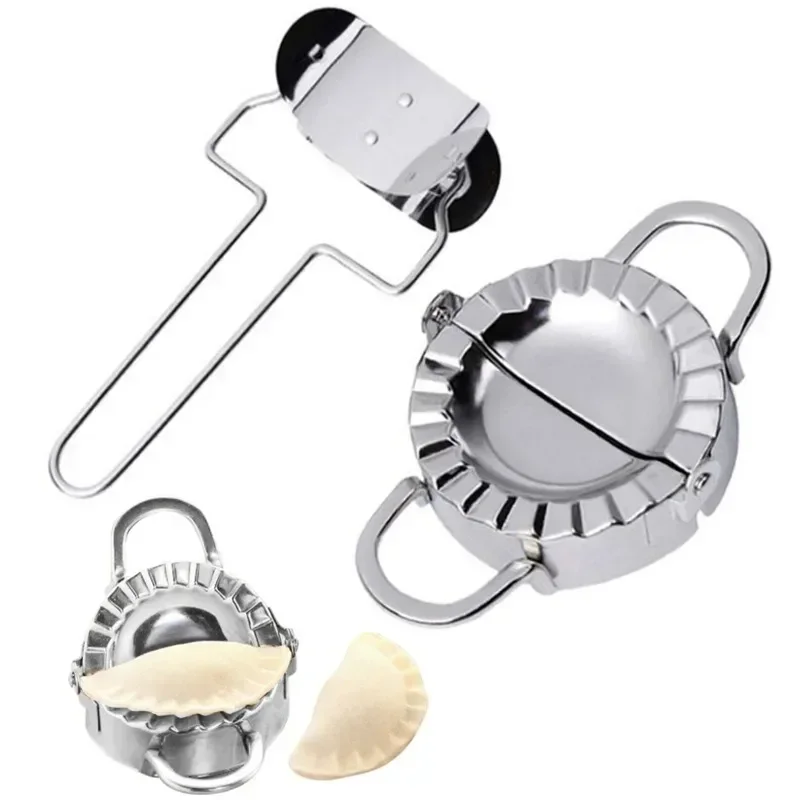 Dumpling Press Set - Emporte-pièce et presse à pâte en