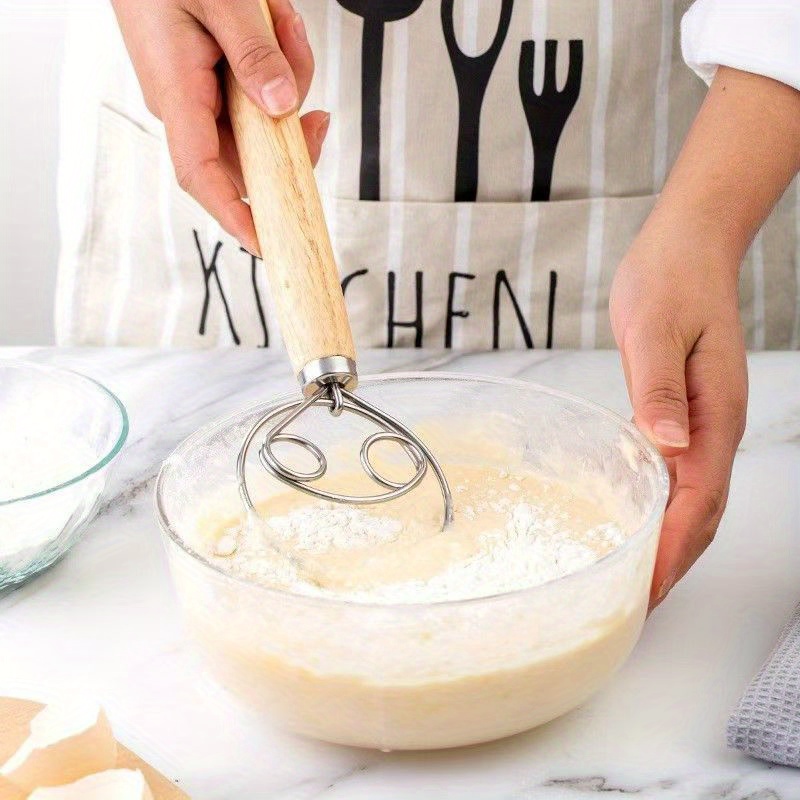 Danish Pancake Pan - Mélangeur de pâte manuel fouet de