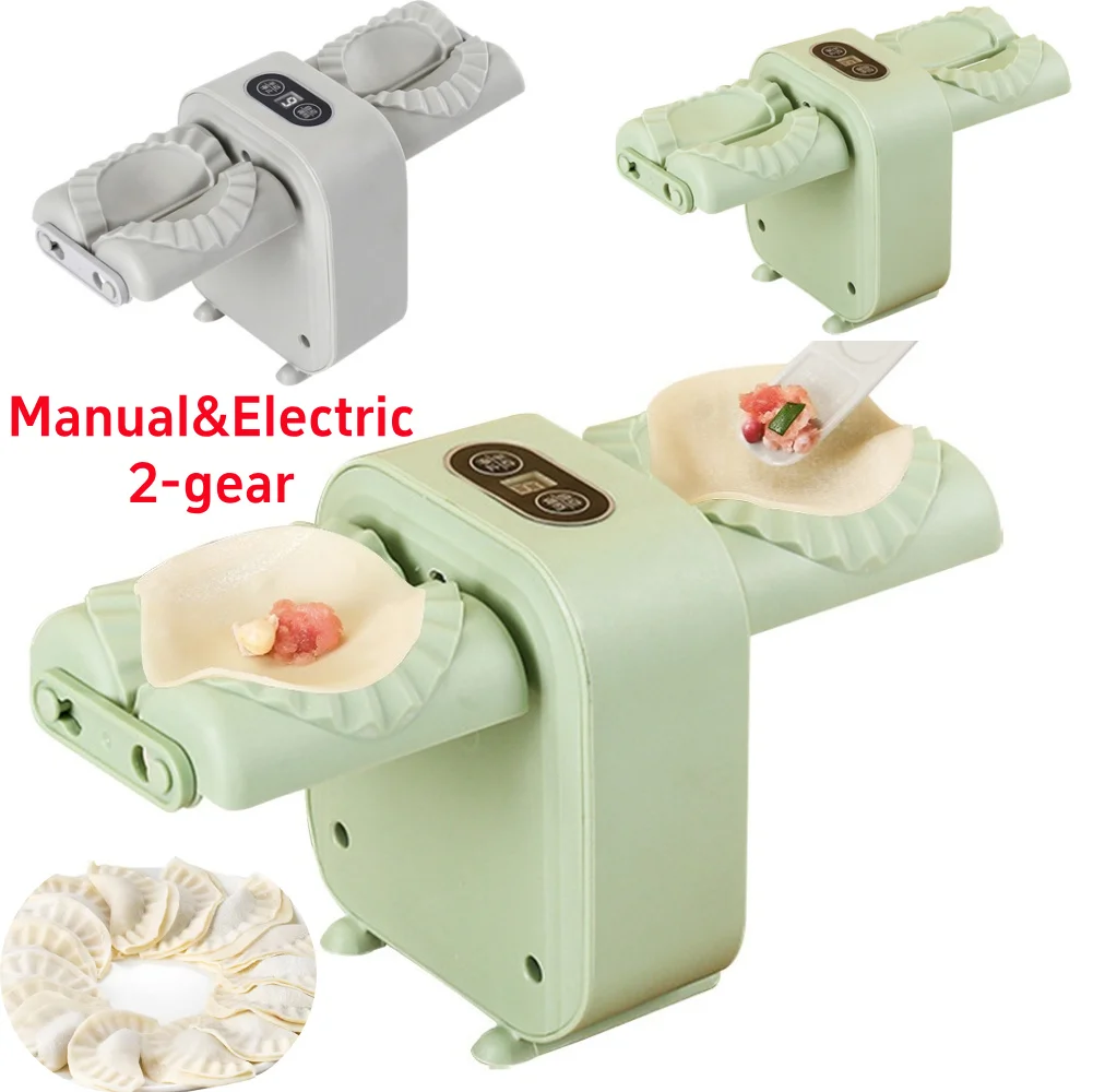 Dumpling Press Set - Machine à raviolis automatique électrique, fonctionnement
