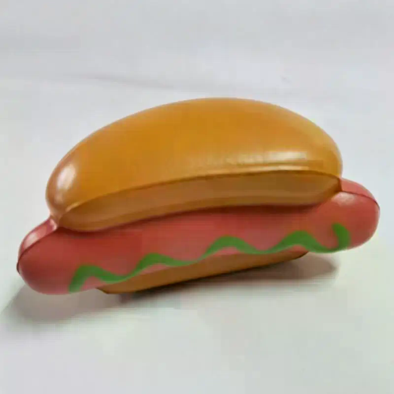 Hot Dog Press - Balle Squishy Hot Dog Hamburger, Jouet