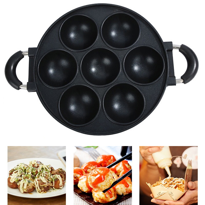 Egg Waffle Pan - Poêle à gâteau antiadhésive à 7
