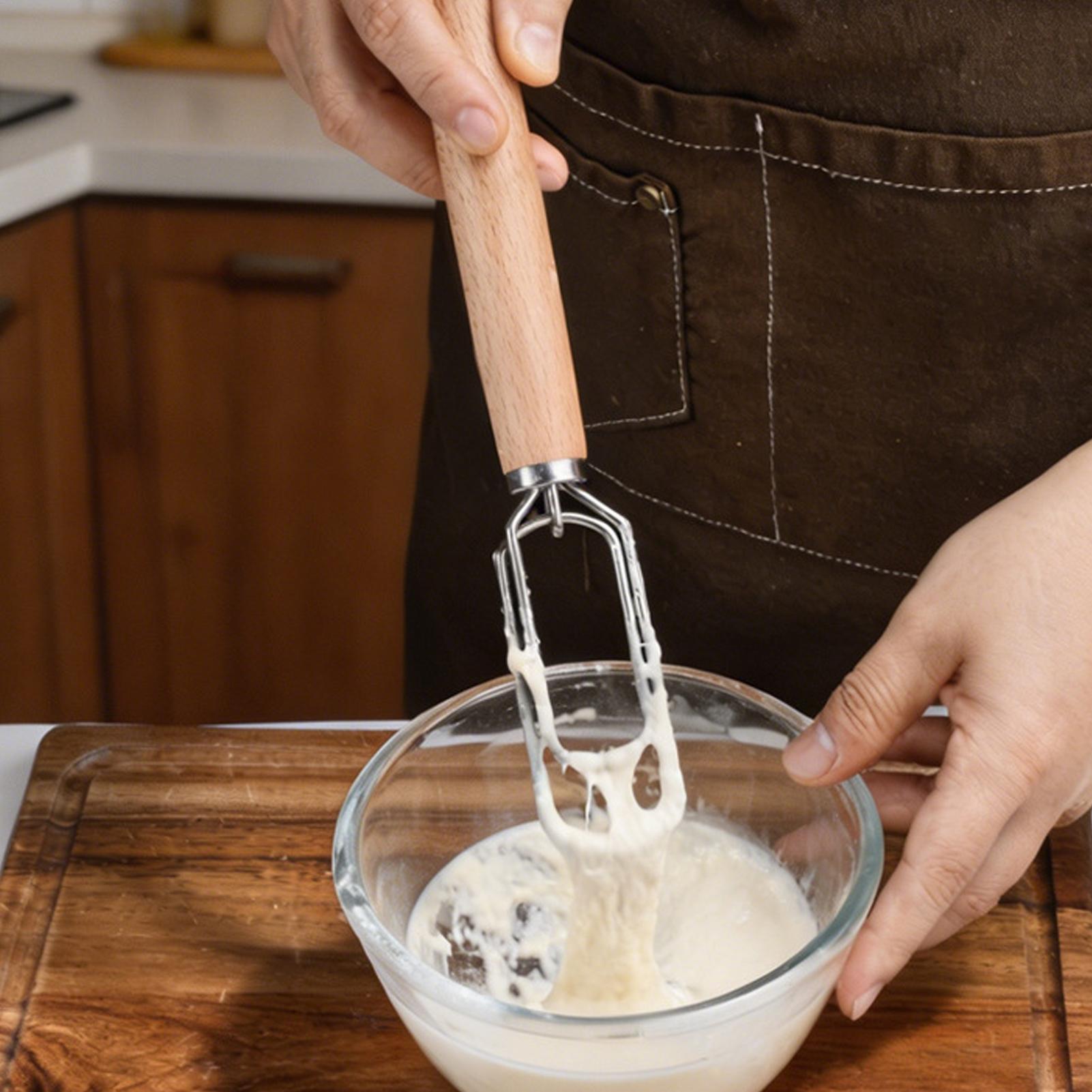 Danish Pancake Pan - Fouet à pâte danoise en acier