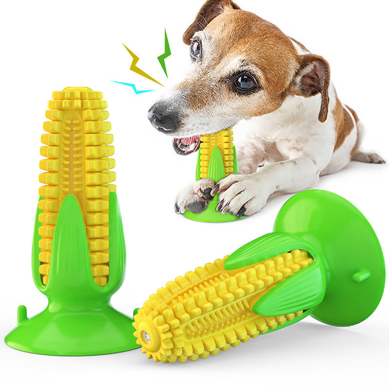 Corn Dog Stick - Jouet pour chien avec ventouse et