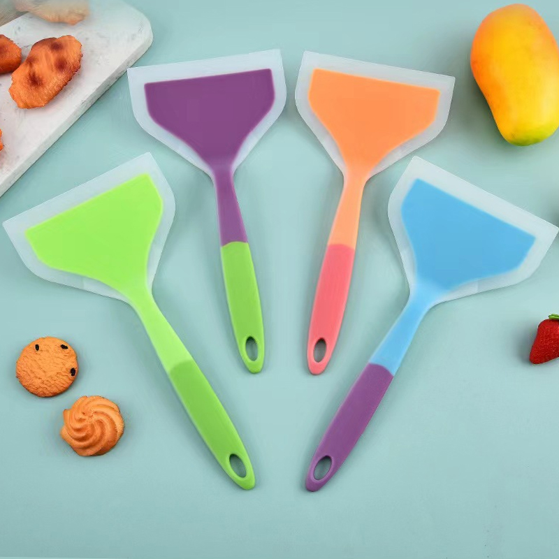 Okonomiyaki Spatula - Spatule à crêpes en Silicone, poêle