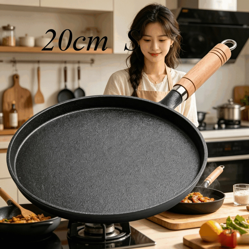Egg Waffle Pan - Poêle en fonte de 20 cm