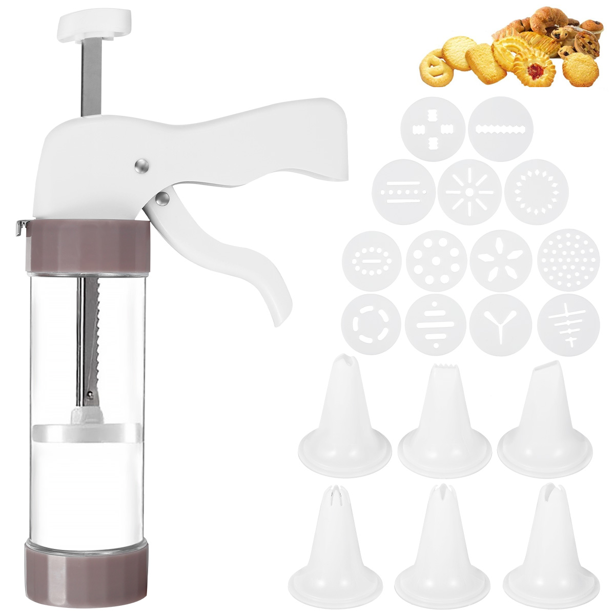 Churros Maker Gun - Ensemble de presse à biscuits, Kit