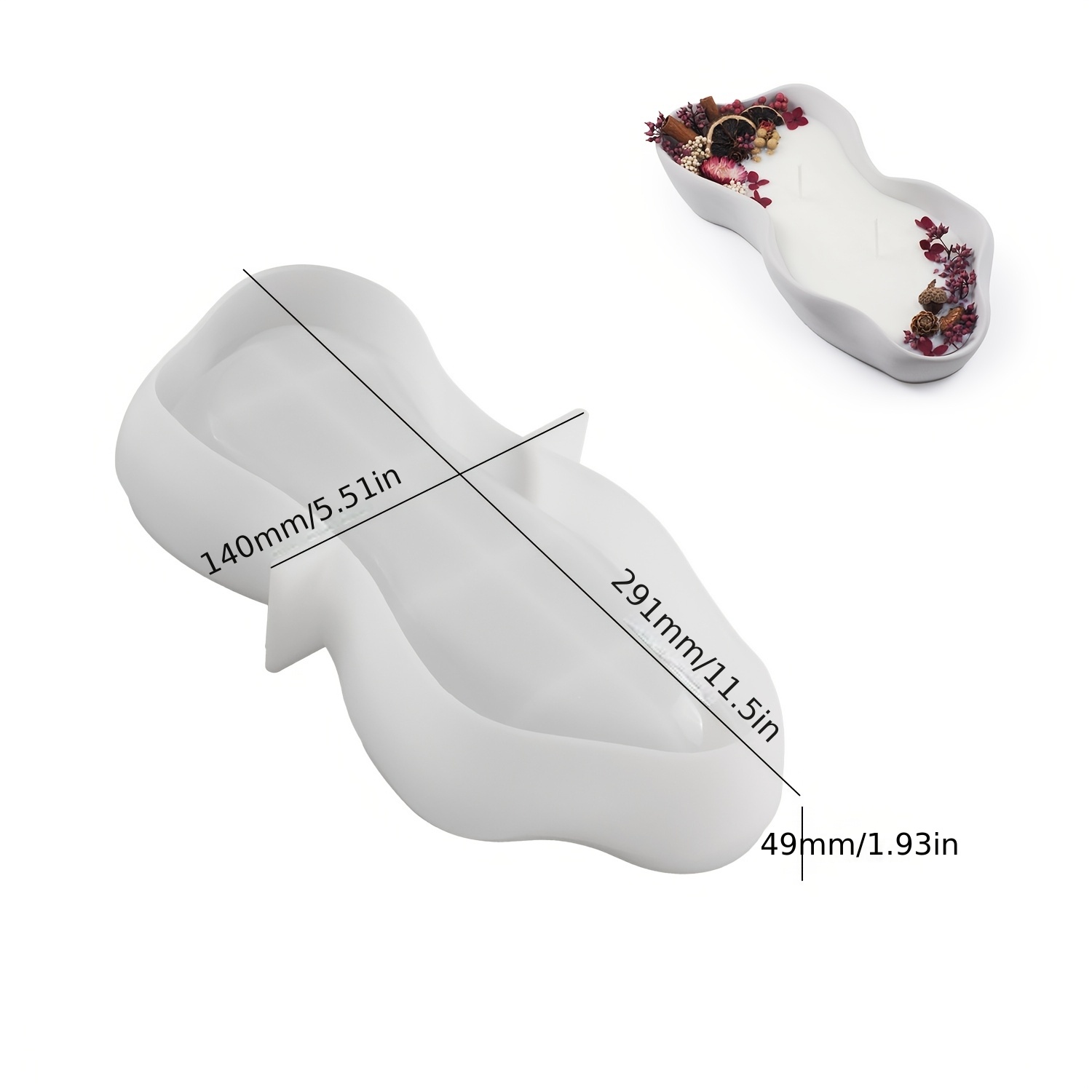 1 grand moule ovale irrégulier - Potsticker Mold avis et prix
