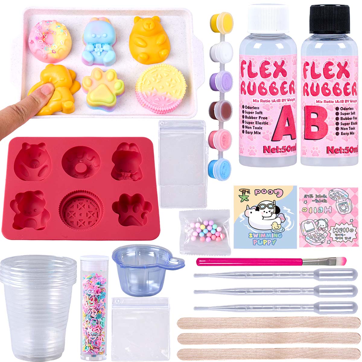 Kit de fabrication de squishie - Donut Mold Silicone avis et prix