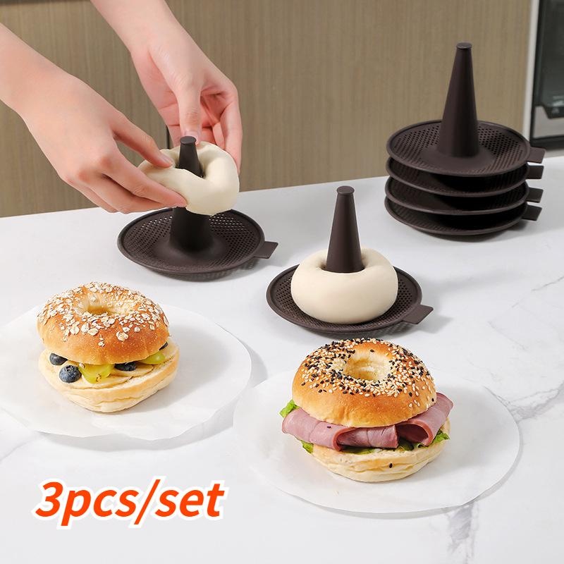 Lot de 3 moules à donuts en si - Donut Mold Silicone avis et prix