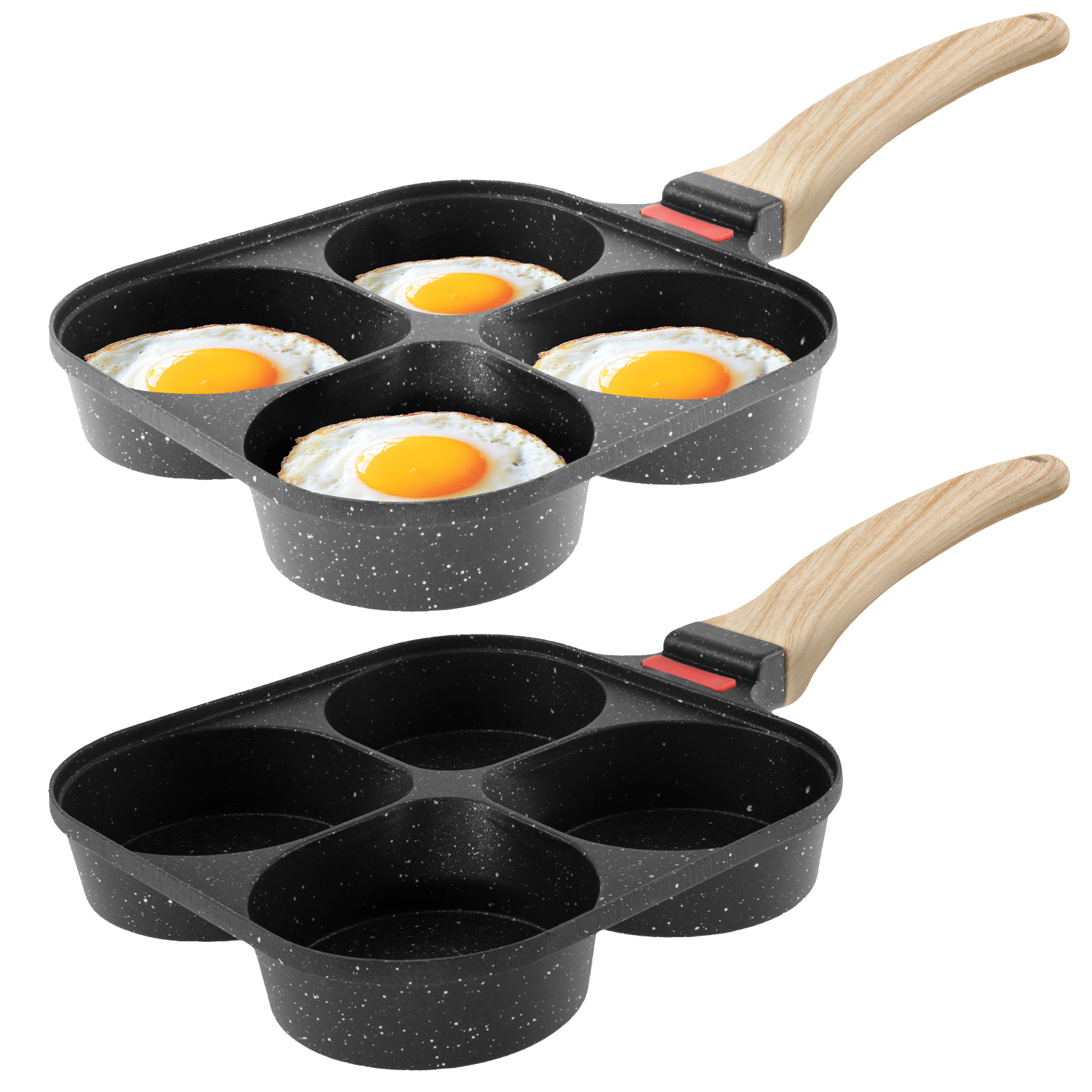 Poêle à œufs antiadhésive, 4 t - Mini Pancake Griddle avis et prix