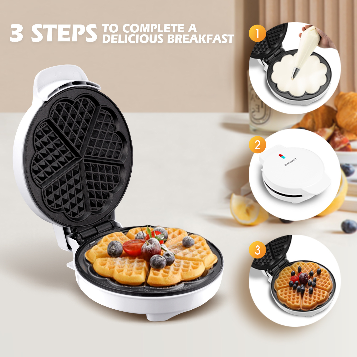 Moules à gaufres électriques p - Egg Waffle Pan avis et prix