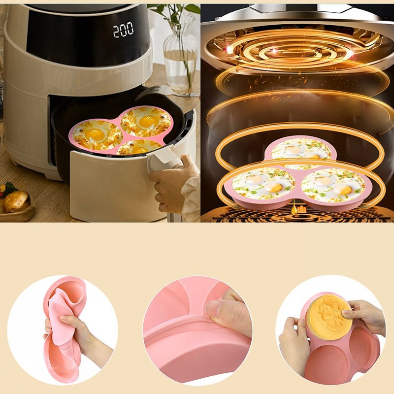 Moule à œufs réutilisable en S - Egg Waffle Pan avis et prix