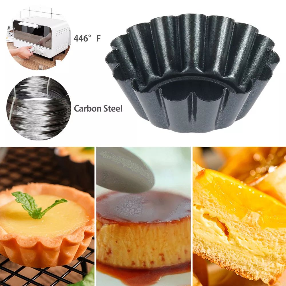 Lot de 4 mini moules à tartele - Egg Waffle Pan avis et prix