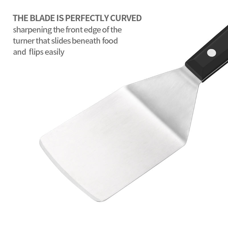 Spatule de plaque en acier ino - Okonomiyaki Spatula avis et prix