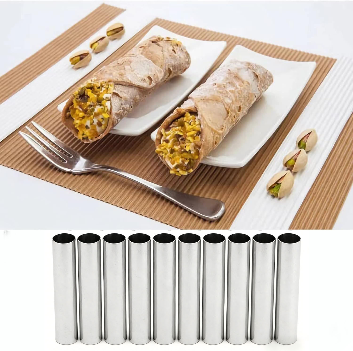 Tubes à cannoli 10/20 pièces,  - Danish Pancake Pan avis et prix