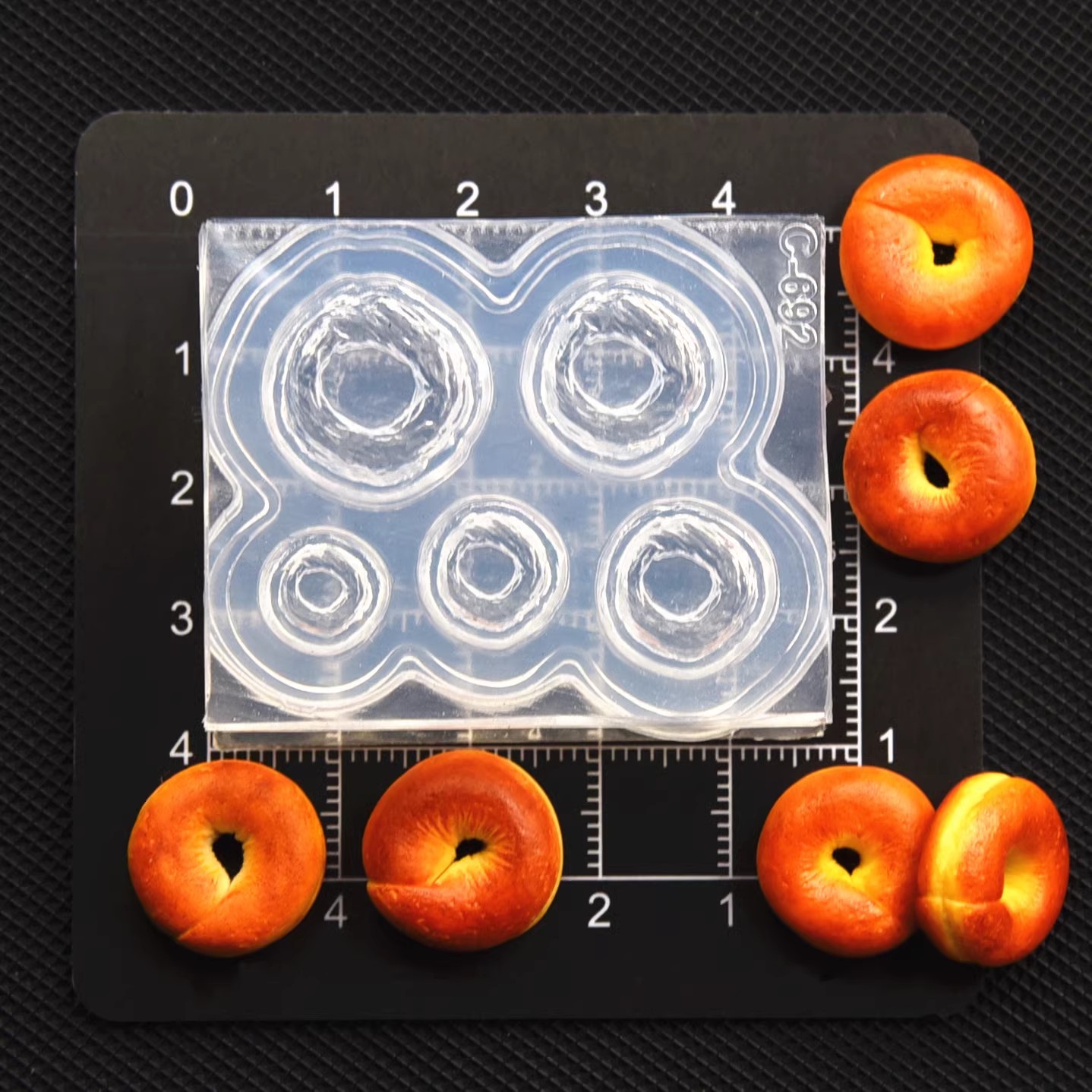 Mini pain de Bagel 3D en argil - Donut Mold Silicone avis et prix