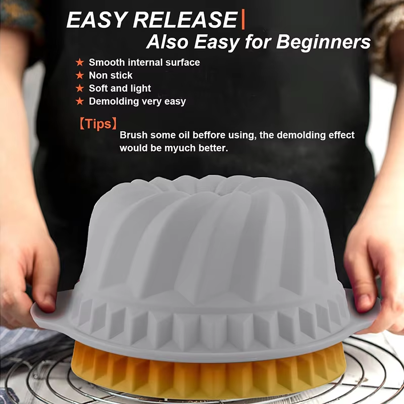 Poêles à gâteaux cannelées en  - Donut Mold Silicone avis et prix