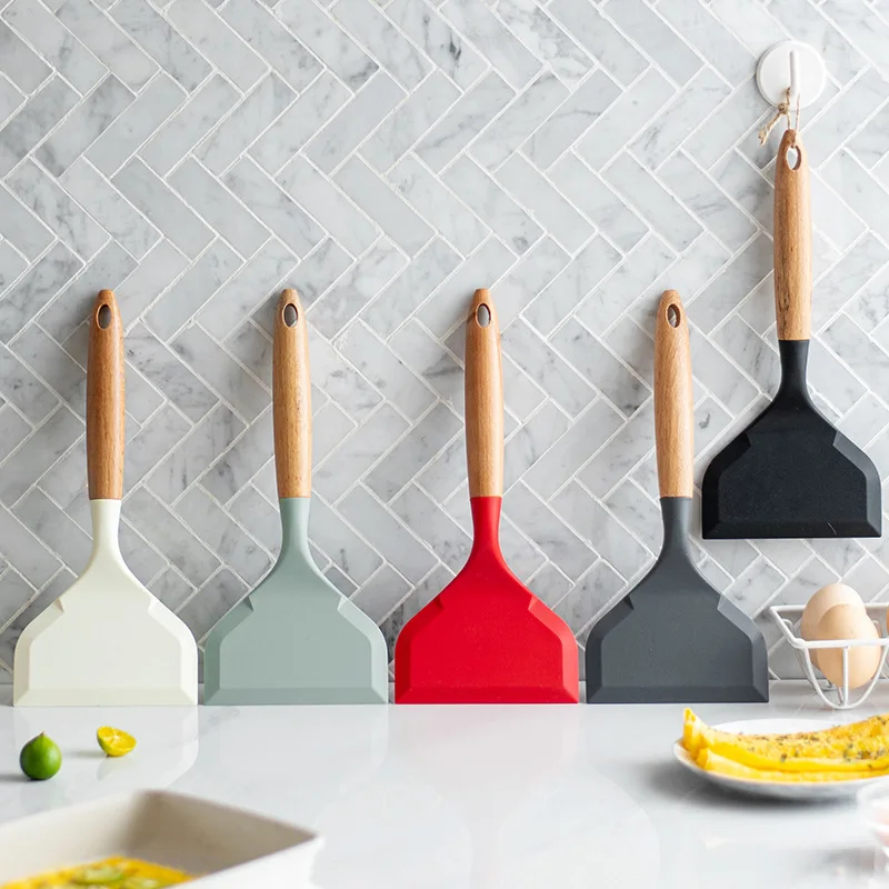 Spatule en Silicone à large bo - Okonomiyaki Spatula avis et prix